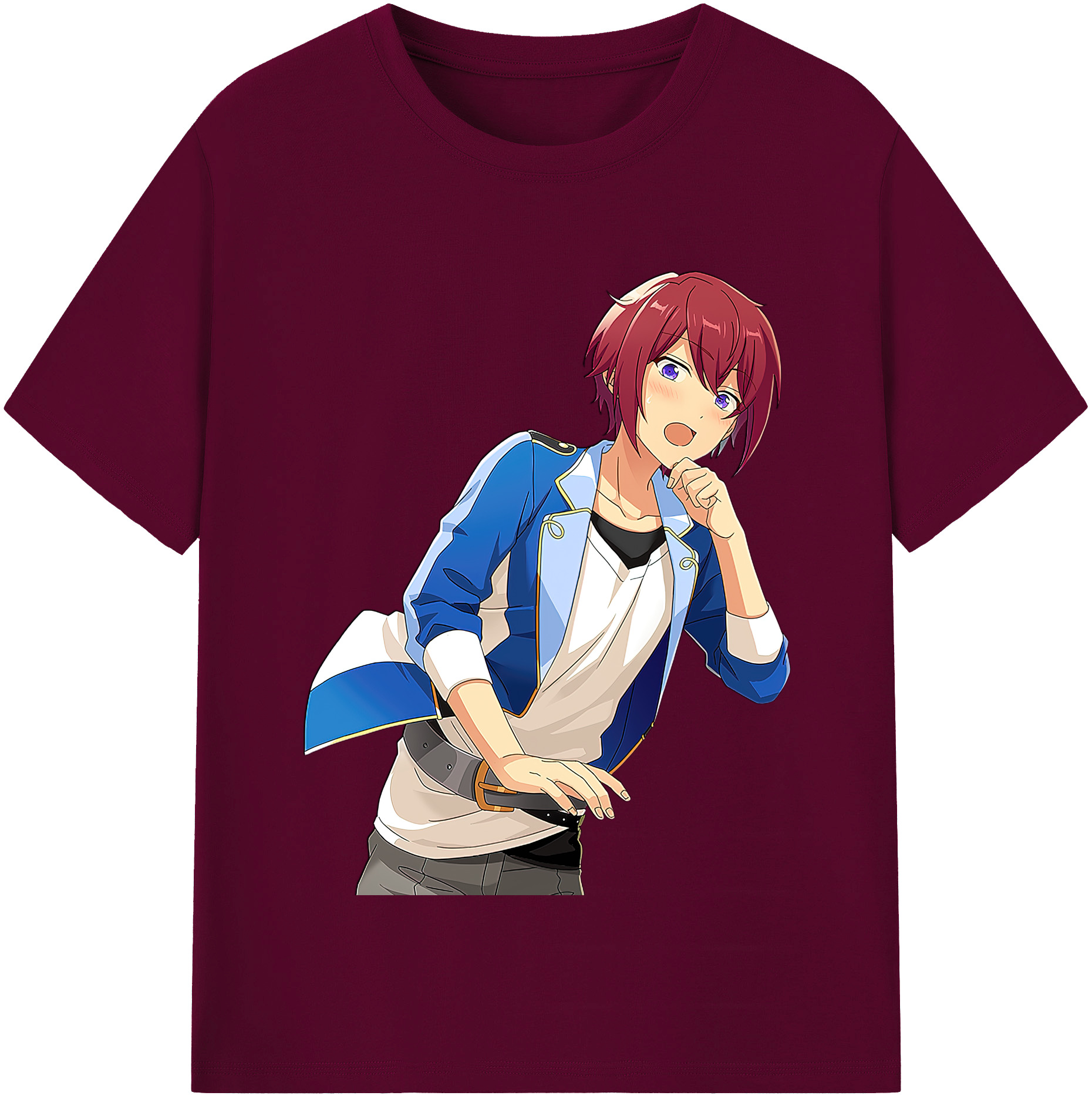（画像用） あんさんぶるスターズ! Ensemble Stars レディースカジュアルプリントTシャツ（綿100％）
